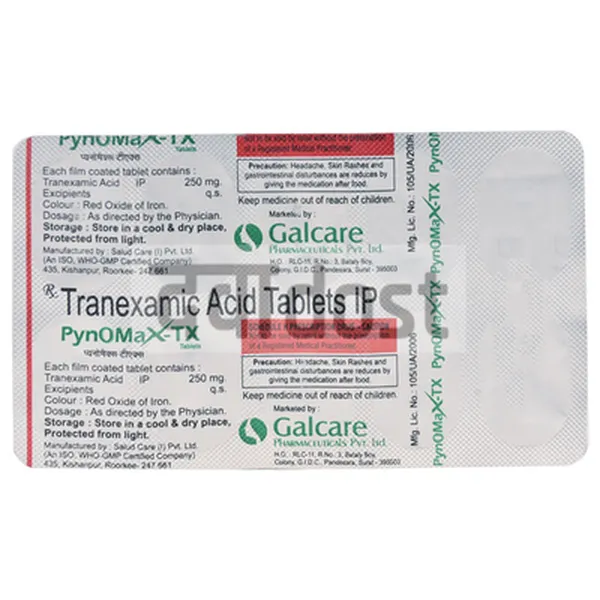 Pynomax TX  250mg Tablet 10s