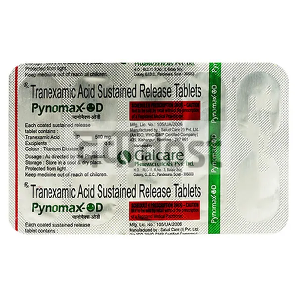 Pynomax - OD 500mg Tablet SR 10s