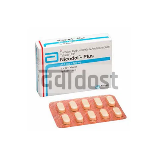 Nicodol Plus 325mg/37.5mg Tablet