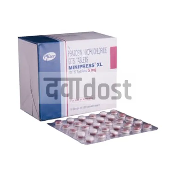 Minipress XL  5mg Tablet 30s