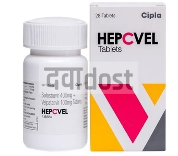 Hepcvel  400mg/100mg Tablet 