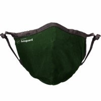 Livinguard Street Mask | 2 Layers | Anti-viral & Anti-bacterial | Non-toxic & Safe | Washable & Reusable | Cotton Face Mask | Medium - Olive