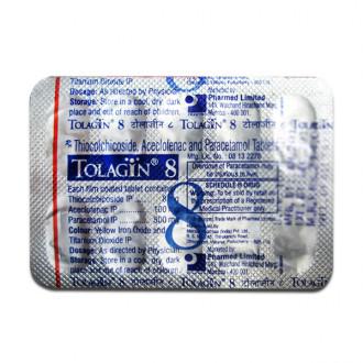 TOLAGIN 8MG 10TAB