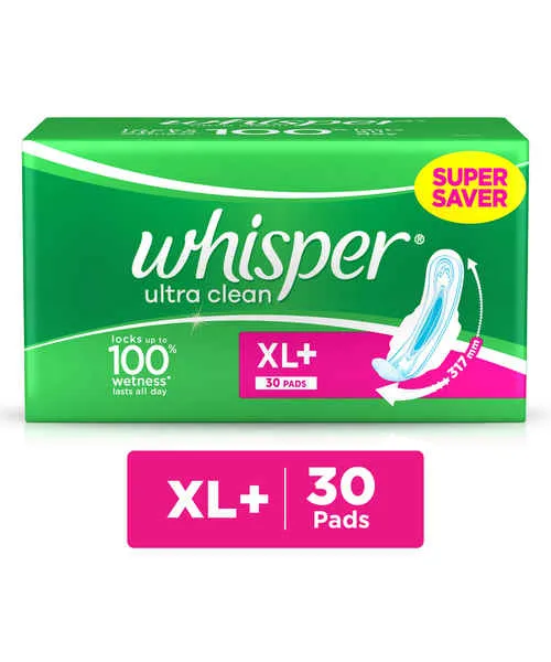 WHISPER ULTRA CLEAN WINGS XL+ 30'S