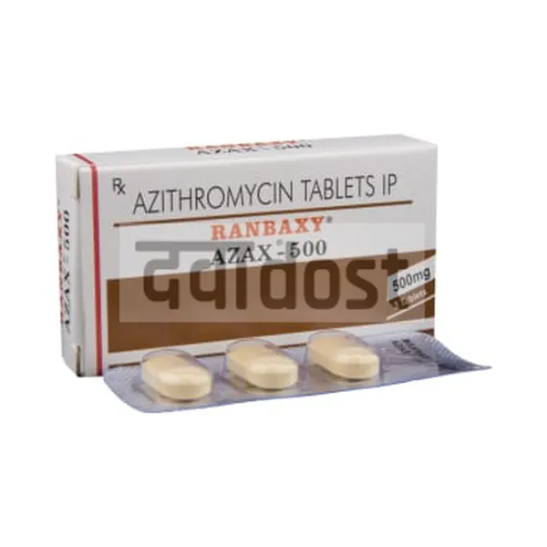Azax 500mg Tablet 3s