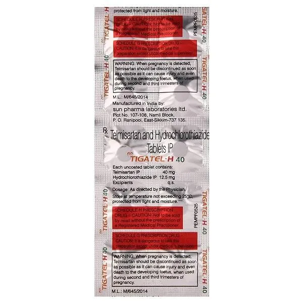 TIGATEL-H 40MG 10TAB