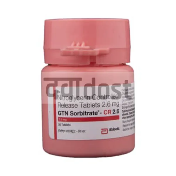GTN Sorbitrate CR 2.6 Tablet