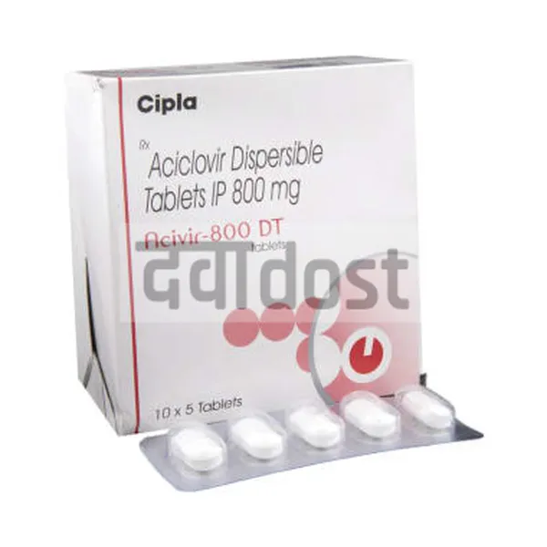 Acivir 800 DT Tablet