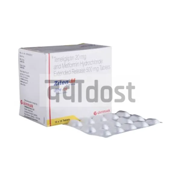 Ziten-M 500mg/20mg Tablet ER