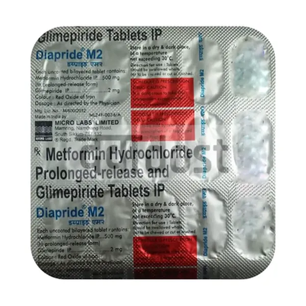 Diapride M2 Tablet PR