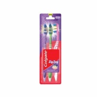 Colgate Zigzag Antibacterial Toothbrush - Medium (pack Of 3)