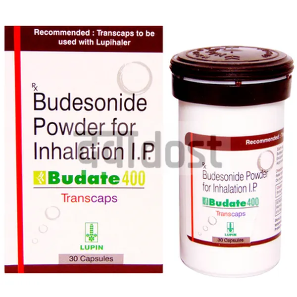 Budate 400mcg Transcaps