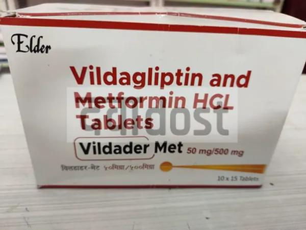 Vildader Met 50mg/500mg Tablet