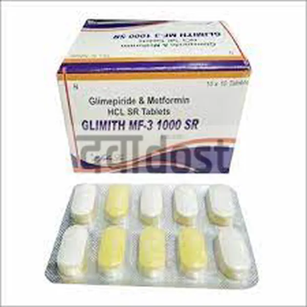 Glimith-MF 3 1000mg SR Tablet