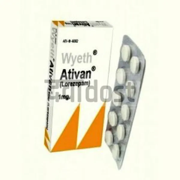 Ativan 1mg Tablet (1*30)