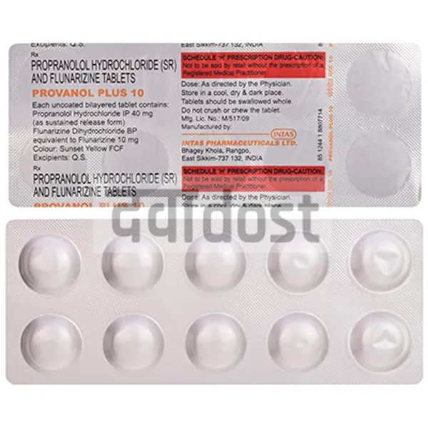 Provanol Plus 10mg Tablet
