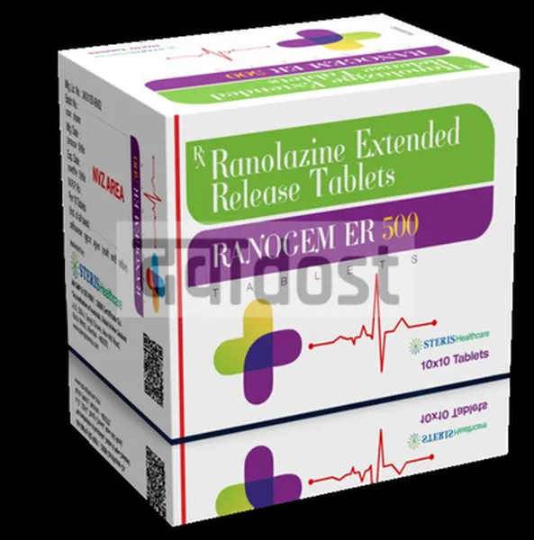 Ranogem 500mg Tablet ER 10s