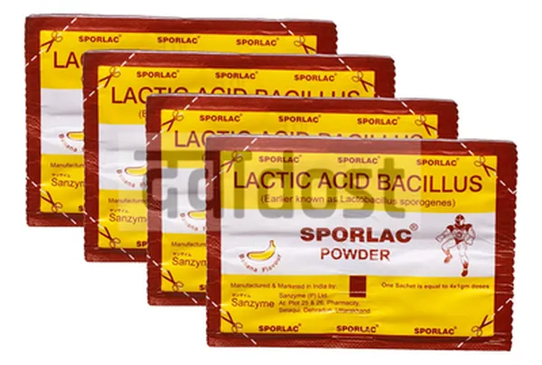 Sporlac Sachet Banana Flavour