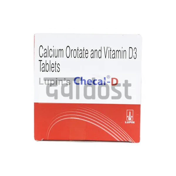 Checal D 740mg/500IU Tablet 10s