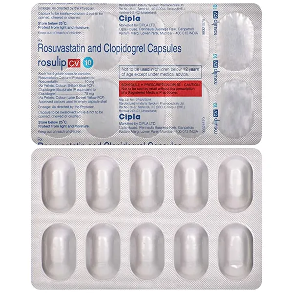ROSULIP-CV 10MG 10CAP