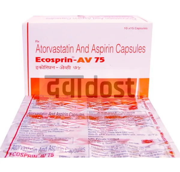 Ecosprin AV 75mg Capsule 15s