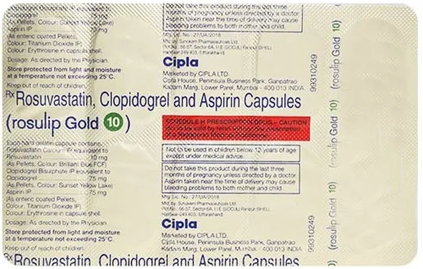 ROSULIP-GOLD 10MG 10CAP