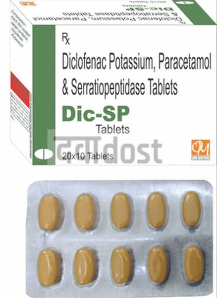 DIC SP 50MG/10MG TABLET