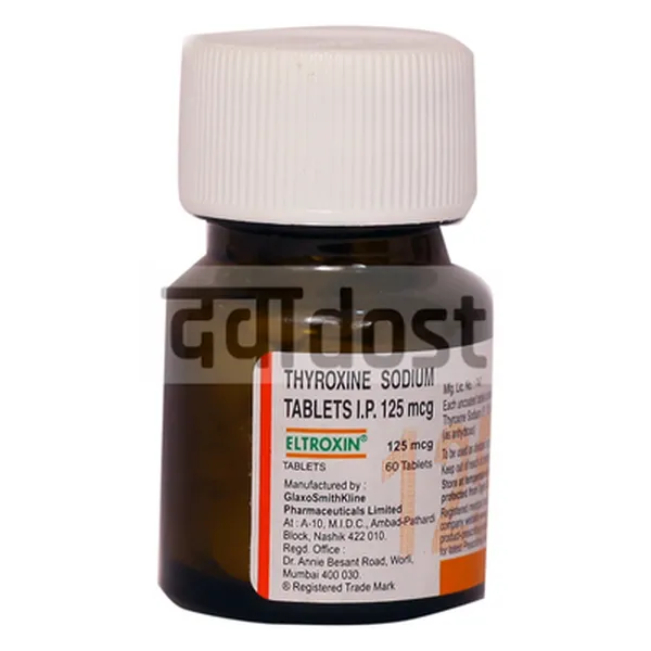 Eltroxin 125mcg Tablet 60s
