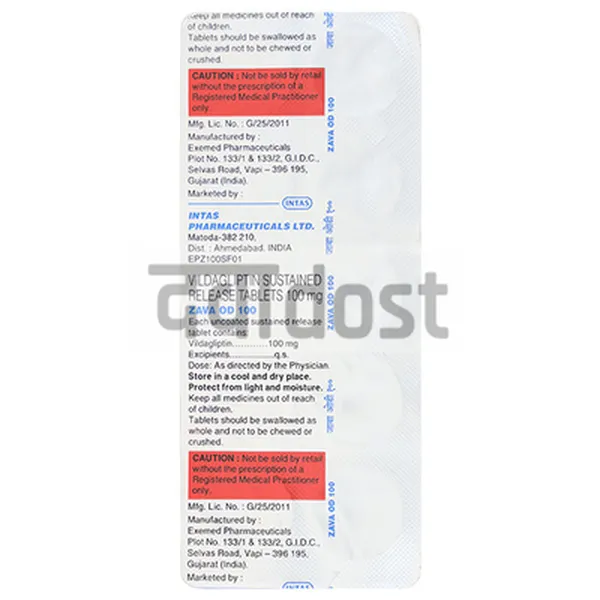 Zava OD 100mg Tablet