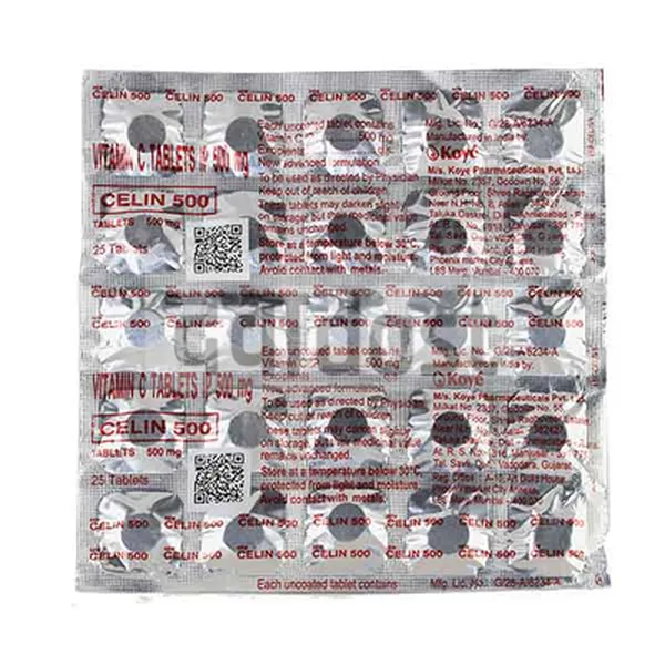 New Celin 500mg Tablet 25s