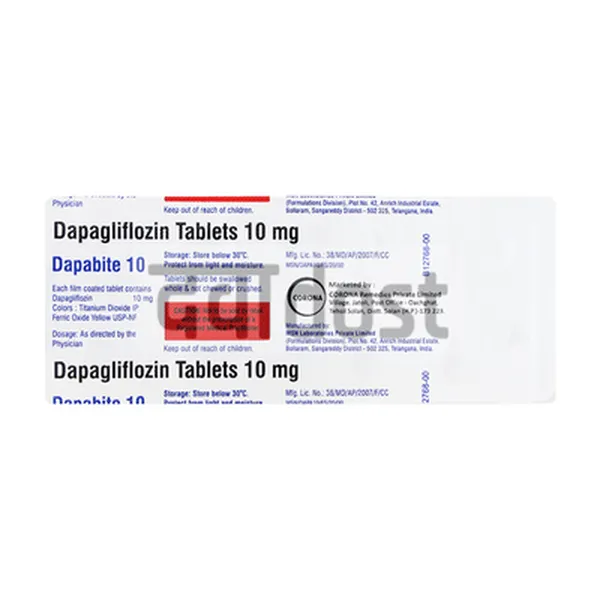 Dapabite 10mg Tablet