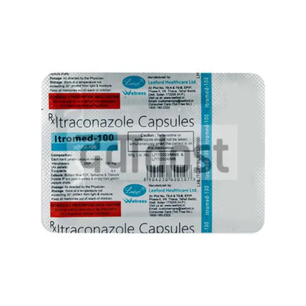 Itromed 100 Capsule 10s
