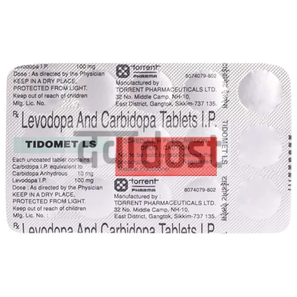 Tidomet LS 100mg/10mg Tablet 15s
