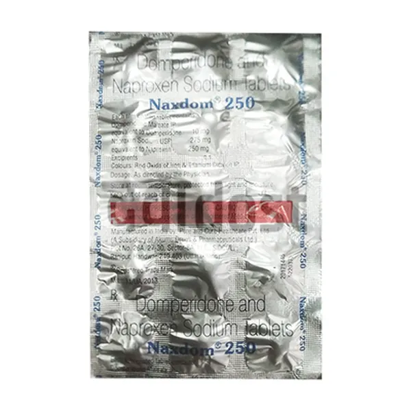 Naxdom 250mg/10mg Tablet 15s