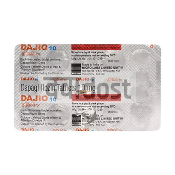 Dajio 10mg Tablet 15s