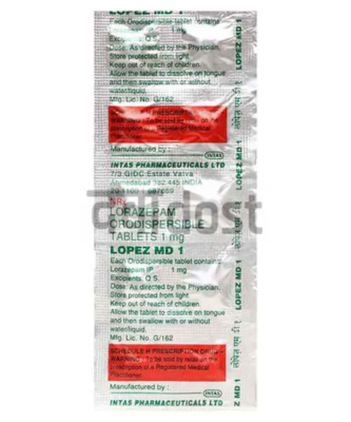 Lopez 1mg Tablet MD 10s