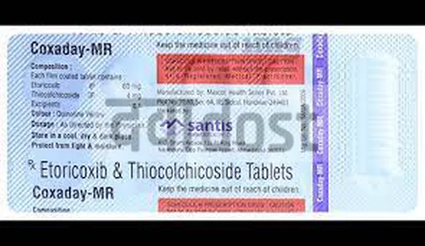 Coxaday 60mg Tablet 10s