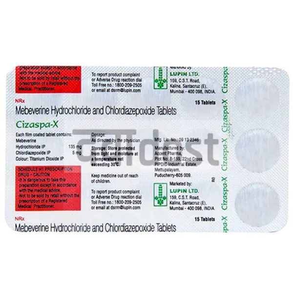 Cizaspa X 135mg/5mg Tablet 15s