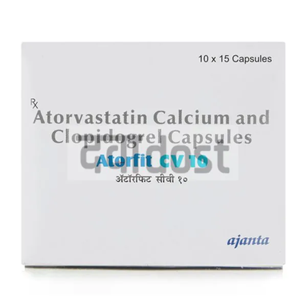Atorfit CV 10mg/75mg Capsule 15s
