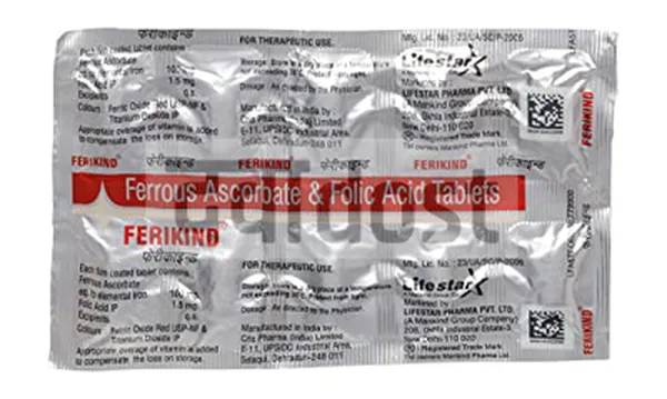 Ferikind 100mg/1.5mg Tablet 10s