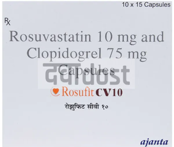 Rosufit CV 10mg/75mg Capsule 15s