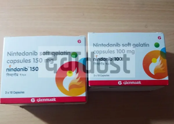 Nindanib 150 Soft Gelatin Capsule 10s