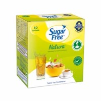 Sugar Free Natura Sugar Substitute Sachets Low Calorie Box Of 50