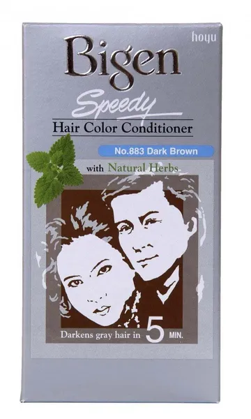 Bigen Speedy Hair Color Dark Brown 883, 80g