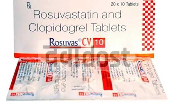Rosuvas CV 20mg/75mg Tablet