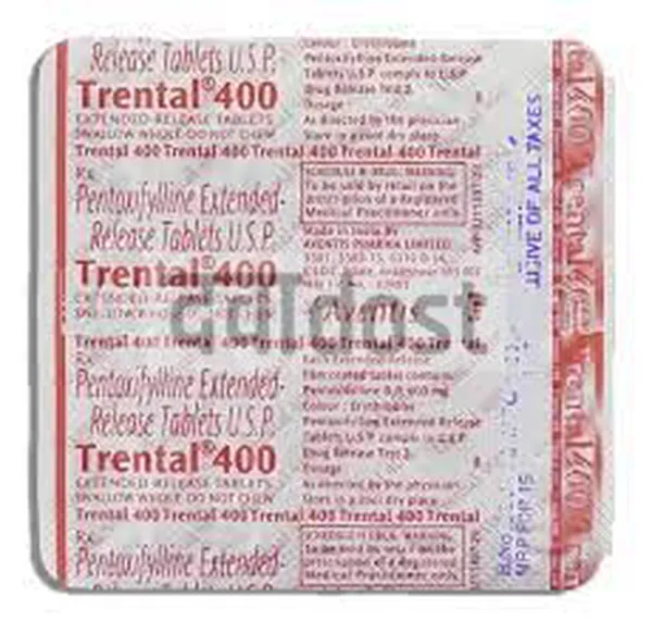  Trental 400mg Tablet 15S