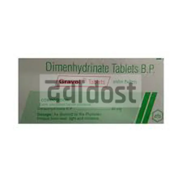 Draminate 50mg Tablet 10s