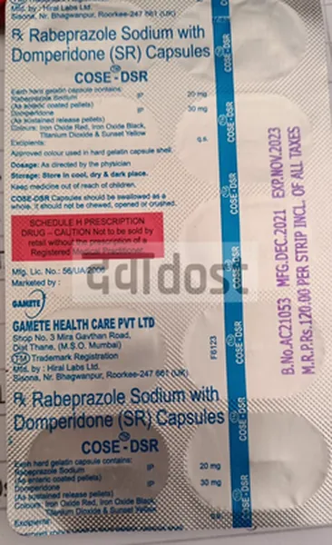 Cose dsr Capsule 10s