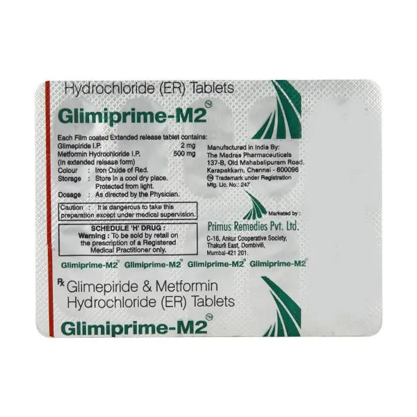 GLIMIPRIME-M 2MG 10TAB
