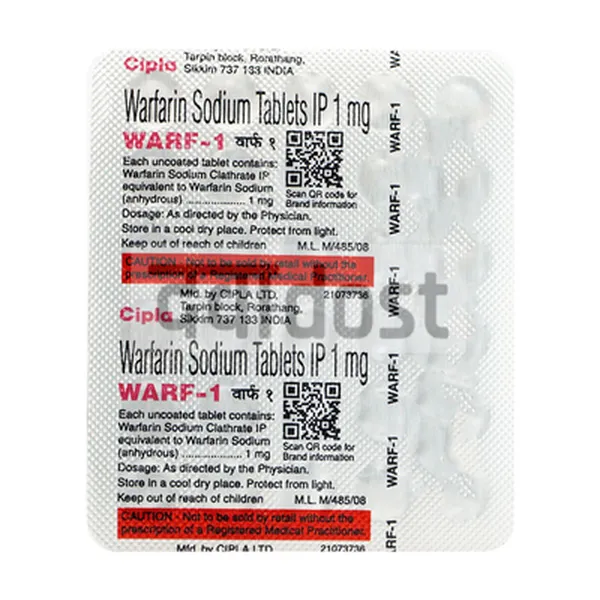 Warf 1mg Tablet 30s
